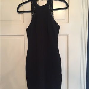 Lulu’s Black Halter Dress Size S